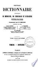 Nouveau dictionnaire pratique de médecine, de chirurgie, et d'hygiène vétérinaires