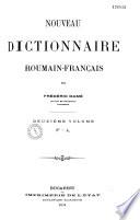 Nouveau dictionnaire roumain-français