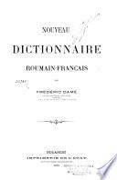 Nouveau dictionnaire roumain-français