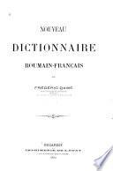 Nouveau dictionnaire roumain-français