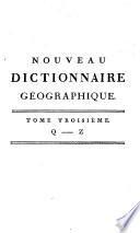 Nouveau dictionnaire universel de géographie ancienne et moderne