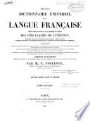 Nouveau dictionnaire universel de la langue française ...