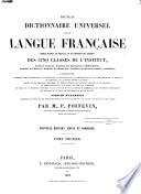 Nouveau dictionnaire universel de la langue française