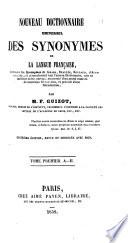 Nouveau dictionnaire universel des synonymes de la langue française
