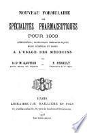 Nouveau formulaire des spécialités pharmaceutiques pour 1903