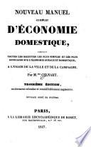 Nouveau manuel complet d'économie domestique