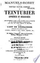 Nouveau manuel complet du teinturier