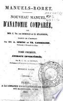 *Nouveau manuel d'anatomie comparée