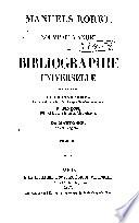Nouveau manuel de bibliographie universelle