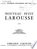 Nouveau petit Larousse