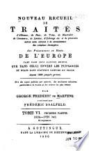 Nouveau recueil de traités: 1830-1837