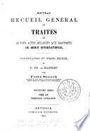 Nouveau recueil général de traités et autres actes relatifs aux rapports de droit international