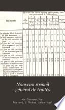 Nouveau recueil général de traités