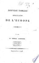 Nouveau tableau speculatif de l'Europe