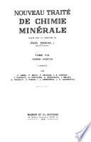Nouveau traité de chimie minérale: fasc. 1. Carbone, par P. Amiel [et al.] fasc. 2. Silicium, par R. Calas, P. Pascal et J. Wyart. fasc. 3. Germanium, étain, plomb, par P. Bévillard [et al