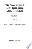 Nouveau traité de chimie minérale