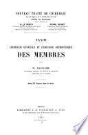 Nouveau traité de chirurgie clinique et opératoire v. 33, 1913