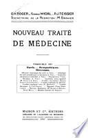 Nouveau traité de médecine ...