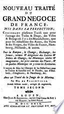 Nouveau traite du grand negoce de France. 2. ed