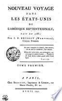 NOUVEAU VOYAGE DANS LES ÉTATS-UNIS DE L'AMÉRIQUE SEPTENTRIONALE, FAIT EN 1788