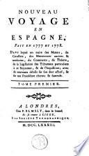Nouveau voyage en Espagne fait en 1777 et 1778