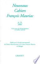 Nouveaux cahiers François Mauriac