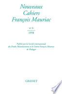 Nouveaux Cahiers François Mauriac N° 6/1998