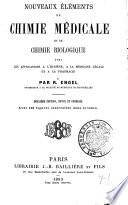 Nouveaux éléments de chimie médicale et de chimie biologique