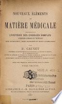 Nouveaux éléments de matière médicale