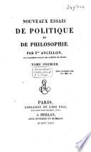 Nouveaux essais de politique et de philosophie