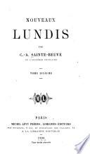 Nouveaux lundis