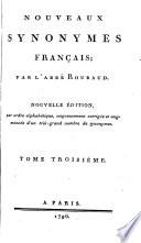 Nouveaux synonymes français