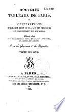 Nouveaux tableaux de Paris, ou Observations sur les moeurs et usages des Parisiens au commencement du XIXe siècle