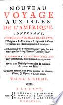 Nouveaux voyage aux isles de l'Amerique
