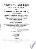 Nouvel Abrege Chronologique De L'Histoire De France