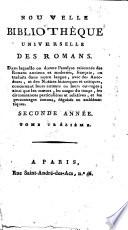 Nouvelle bibliothèque universelle des romans