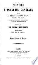 Nouvelle biographie générale depuis les temps les plus reculés jusqu'à nos jours, avec les renseignements bibliographiques et l'indication des sources à consulter: Leu-Lou
