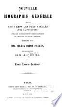 Nouvelle biographie générale depuis les temps les plus reculés jusqu'à nos jours, avec les renseignements bibliographiques et l'indication des sources à consulter: Nic-Oze