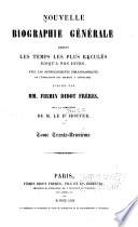Nouvelle biographie générale depuis les temps les plus reculés jusqu'à nos jours, avec les renseignements bibliographiques et l'indication des sources à consulter: Paa-Phi