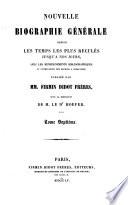 Nouvelle biographie générale depuis les temps les plus reculés jusqu'à nos jours