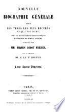 Nouvelle biographie générale depuis les temps les plus reculés jusqu'à nos jours: Lou-Mal