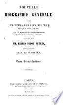 Nouvelle biographie générale depuis les temps les plus reculés jusqu'à nos jours: Nic-Oze