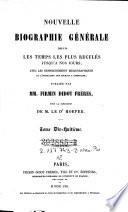Nouvelle biographie générale