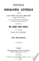 Nouvelle biographie générale