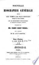 Nouvelle biographie générale