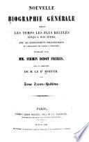 Nouvelle biographie générale
