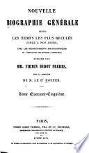Nouvelle biographie générale