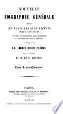 Nouvelle biographie universelle [afterw.] générale, publ. sous la direction de m. le dr. Hoefer