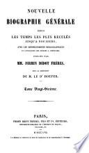 Nouvelle biographie universelle [afterw.] générale, publ. sous la direction de m. le dr. Hoefer