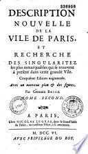 Nouvelle description de la ville de Paris